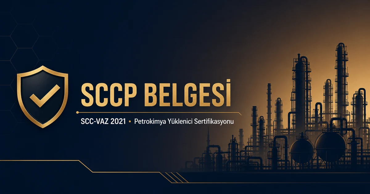 Petrokimya ve rafineri yüklenicileri için SCCP belgesi rehberi