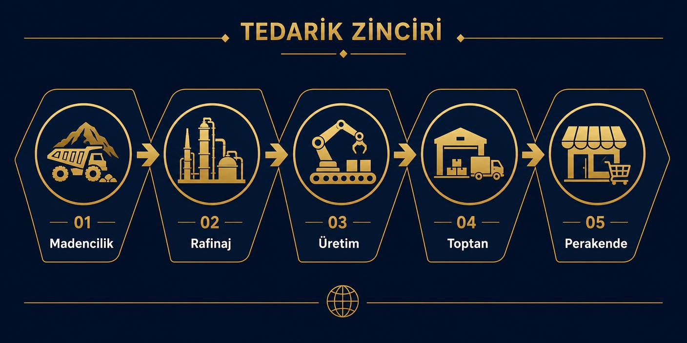 Madencilikten perakendeye RJC mücevher tedarik zinciri